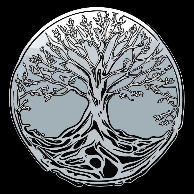 Baum aus Silber