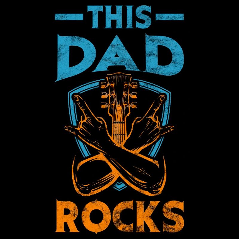 This Dad Rocks Vatertag Vater Papa Geschenk