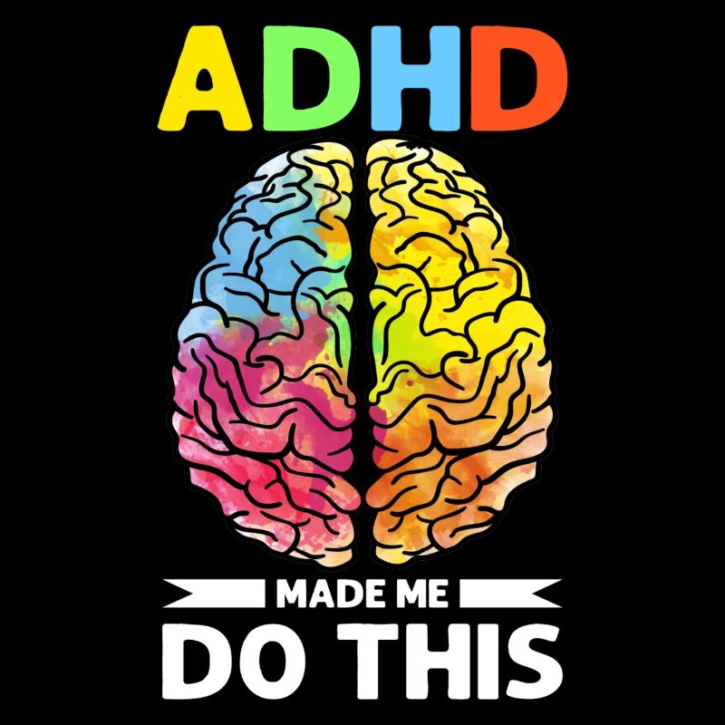 ADHD Humor And Awareness Design
