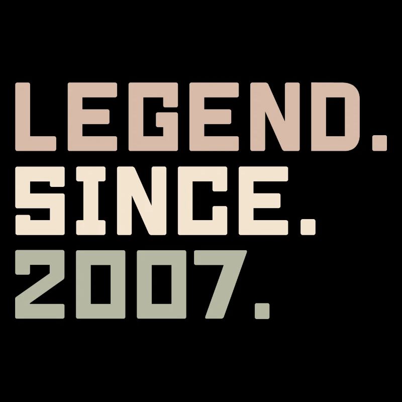 Legenden wurden im 2007 geboren Geschenkideen 2007