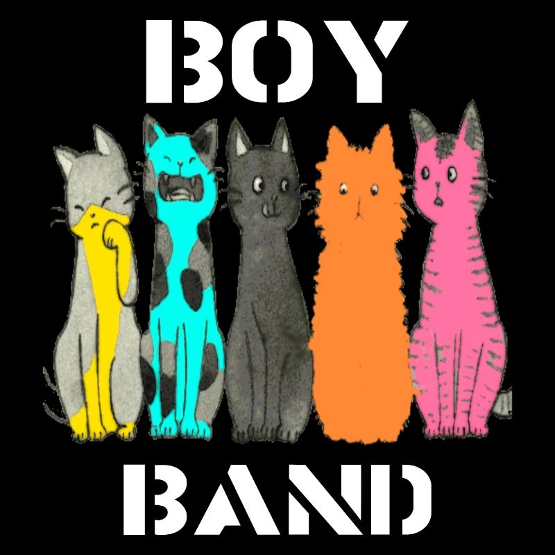 Katzen Cartoon Comic Design