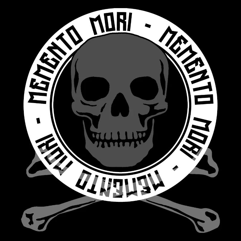 Memento Mori - Gothic Skull and Bones