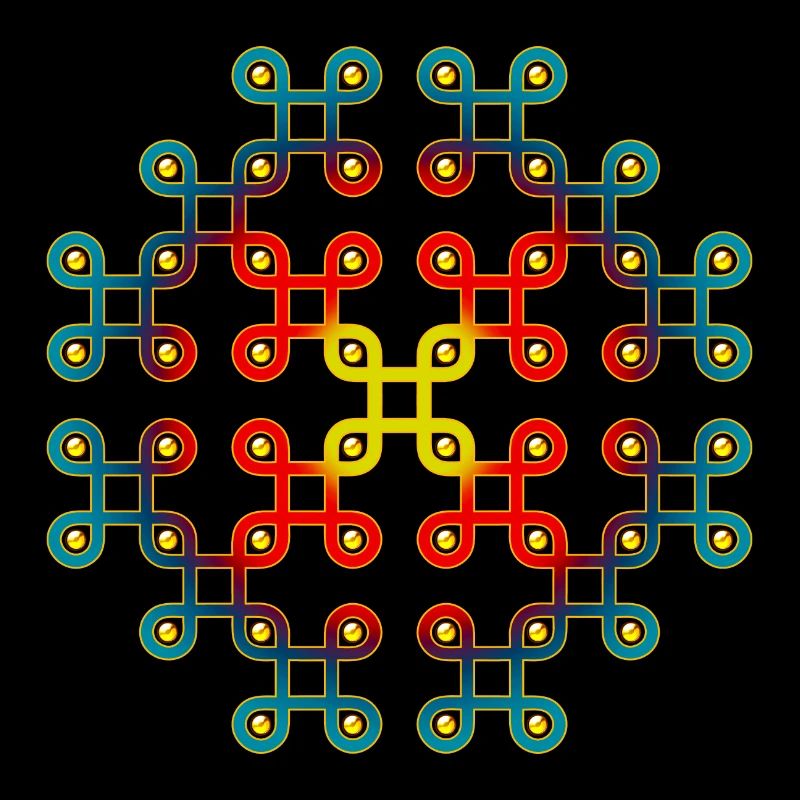 INFINITY LOOP - symbol interconnectedness of all