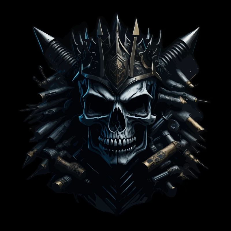 WIKINGER SCHÄDEL I SKULL DESIGN