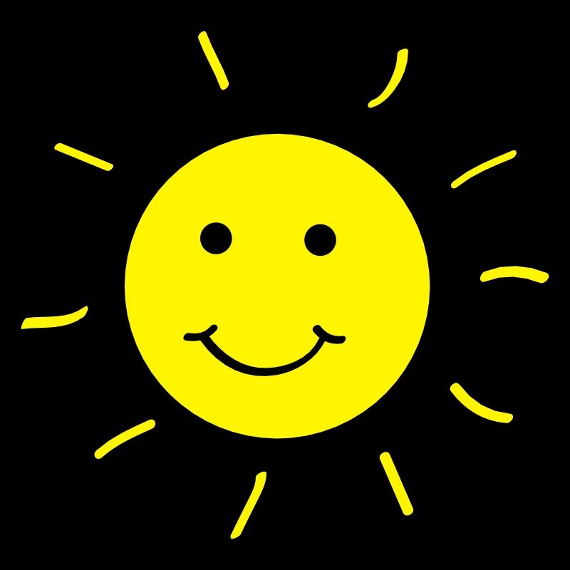 Fröhliche Sonne