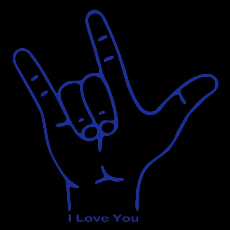 Fingerzeichen ILY