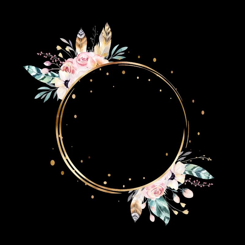 boho flower wreath