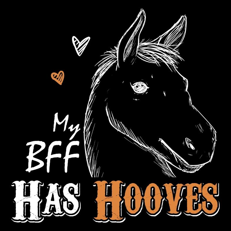 BFF hat Hufen Pferd beste Freundin Geschenk