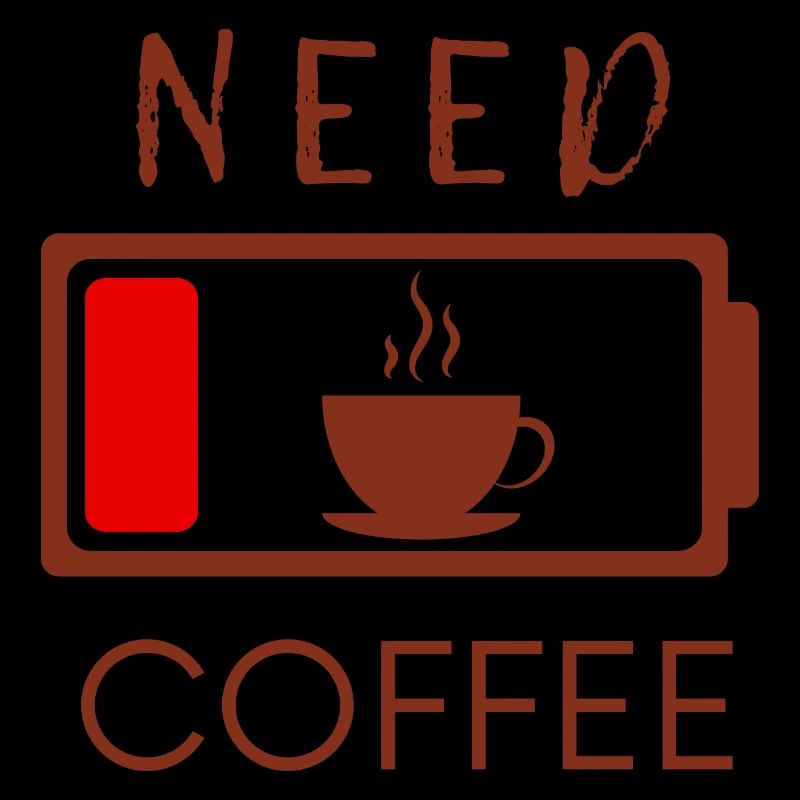 NEED COFFEE BROWN DESIGN