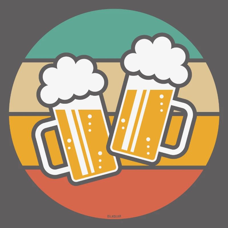 2 Toasting Beer Steins For A Cheer! (Sun / 5C)