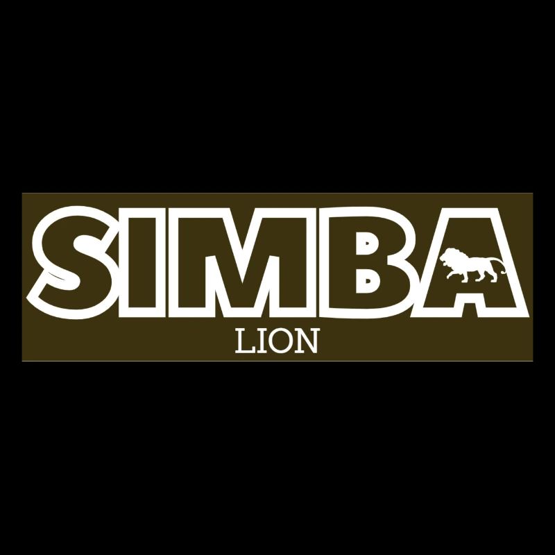 Simba bedeutet Löwe auf Suaheli