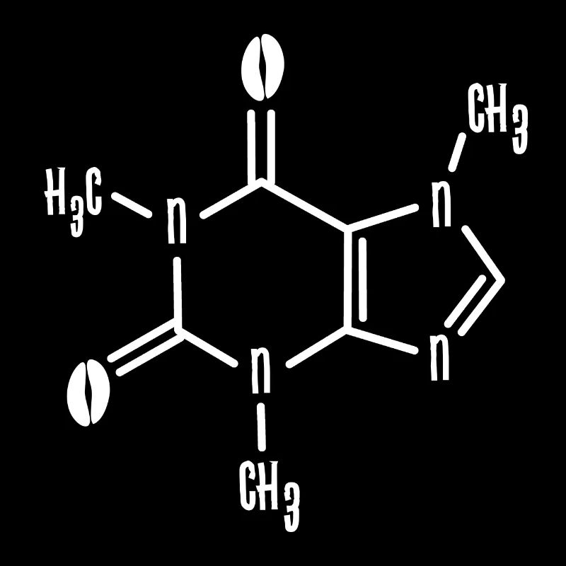 Caffeine Coffee Chemical Formula Coffee Lovers