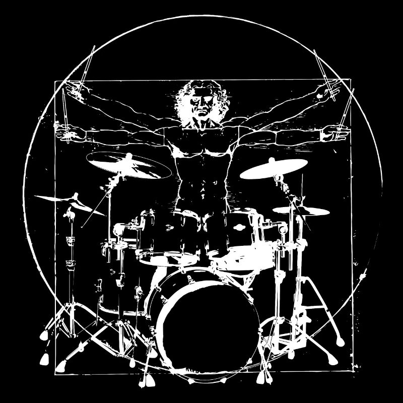 Batteur Drum Drum Drum Drum