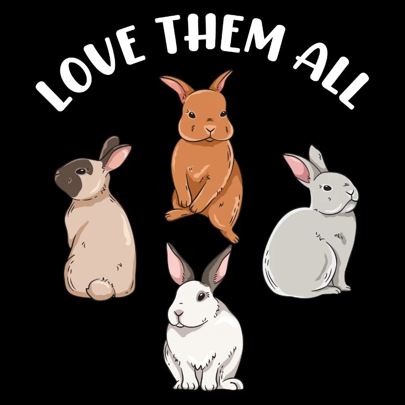 Conception de lapin mignon pour les propriétaires de lapins