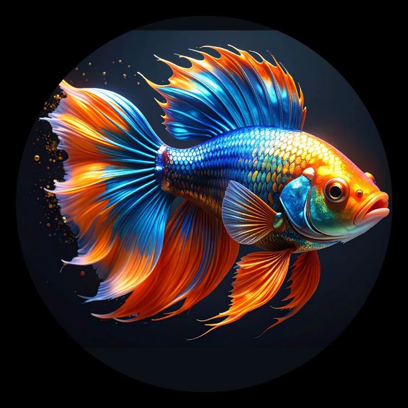 Goldfisch,bunt,pailletten,glitzer,Fisch