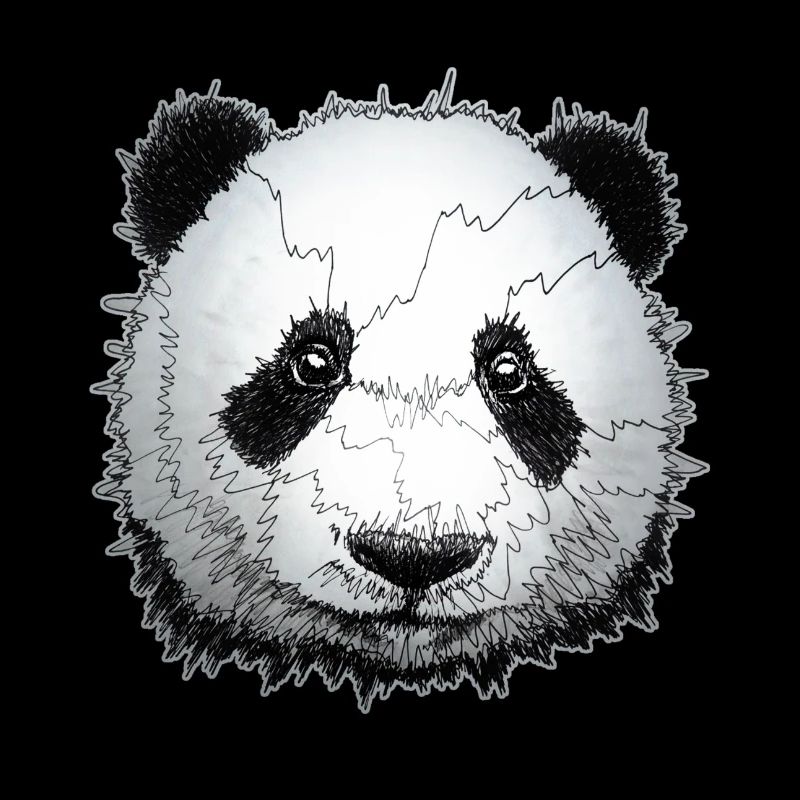 Panda - cooler Pandabär - einzigartiges Design
