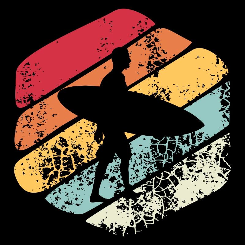 Vintage Surfing Gift