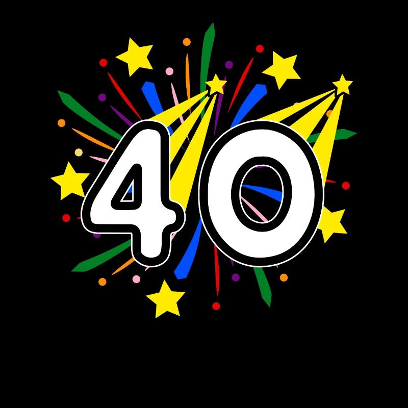 40 Jahre alt 40. Geburtstag Party Nummer 40
