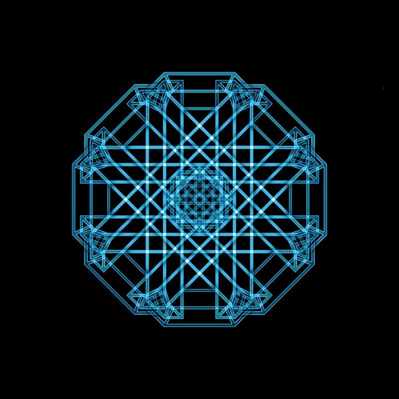 Keltisches Blaues Mandala