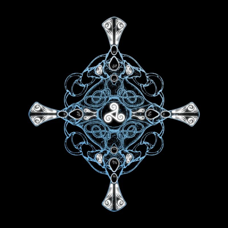 Celtic cross triskele