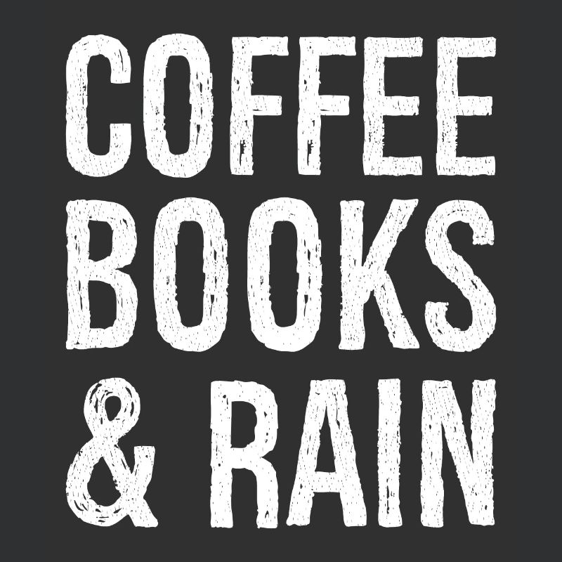 coffee books rain funny shirt