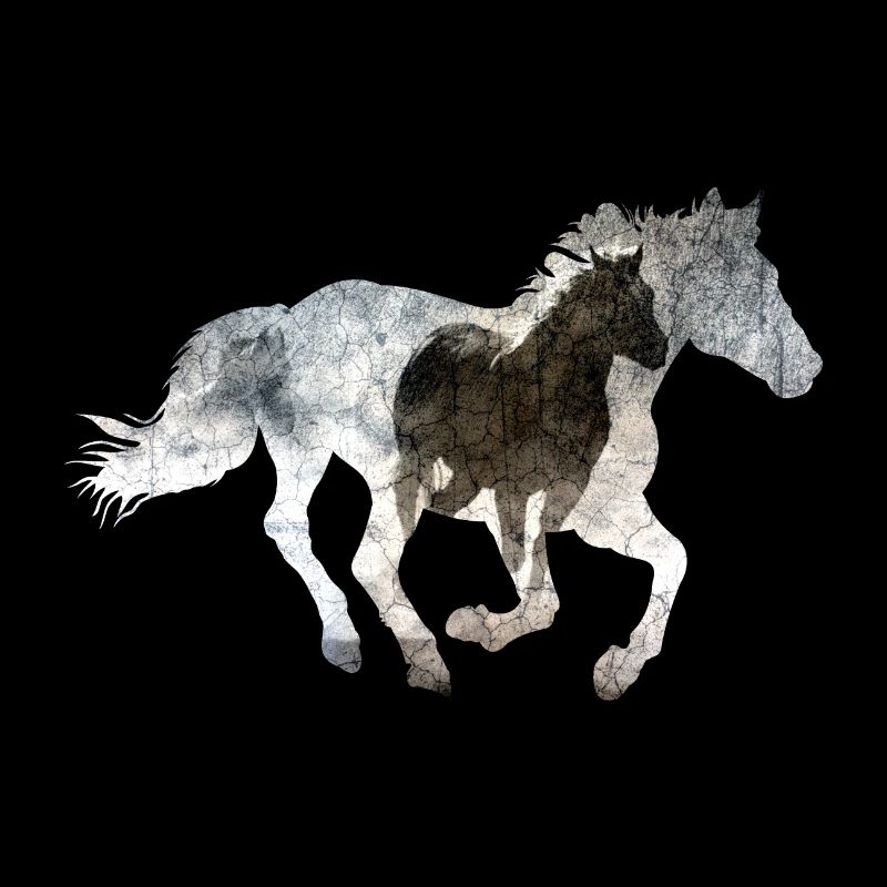 Cheval au galop