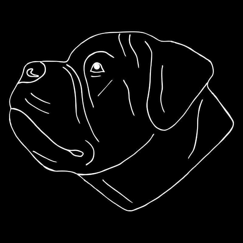 Bullmastiff Kopf