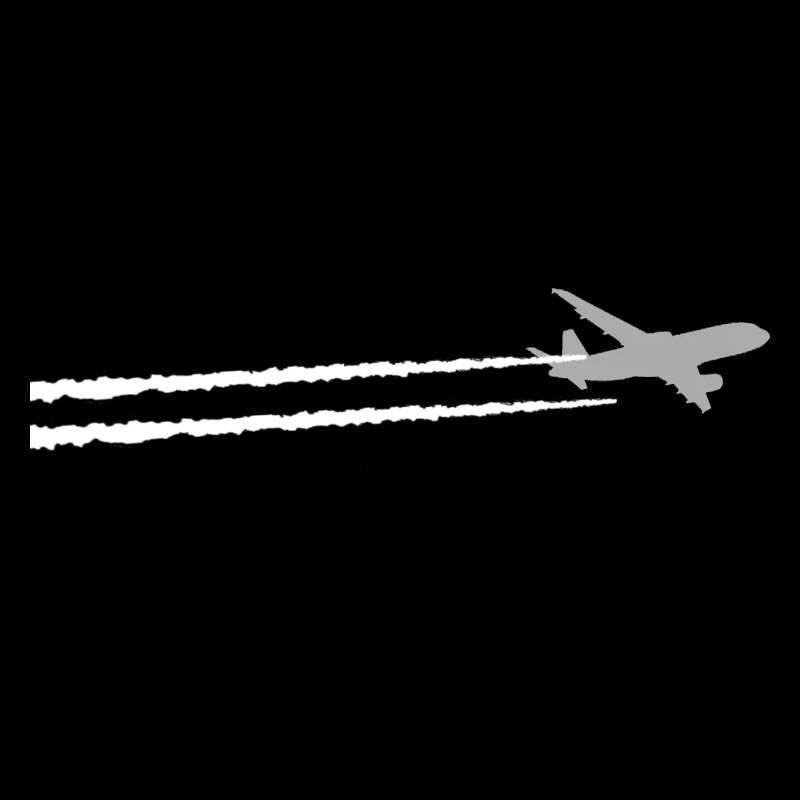 Airplane Condensation Strip Pilot Aviation Gift