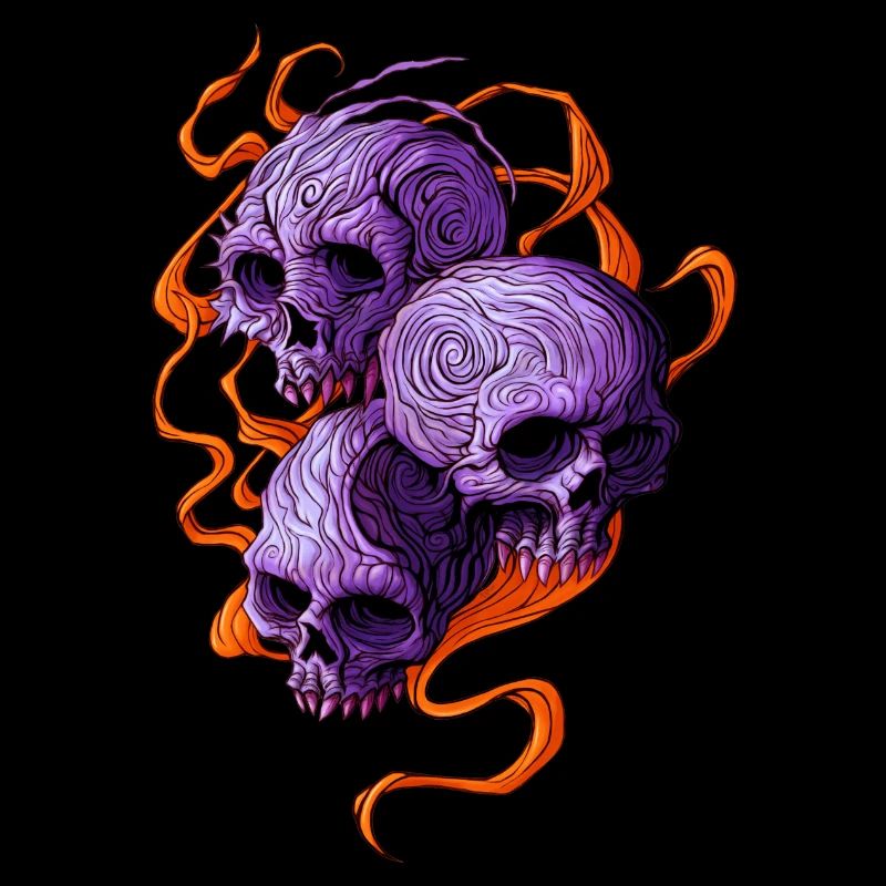 Indigo Skulls
