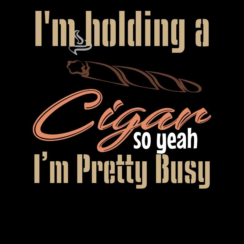Holding a cigar - cigar, smoke, smoke