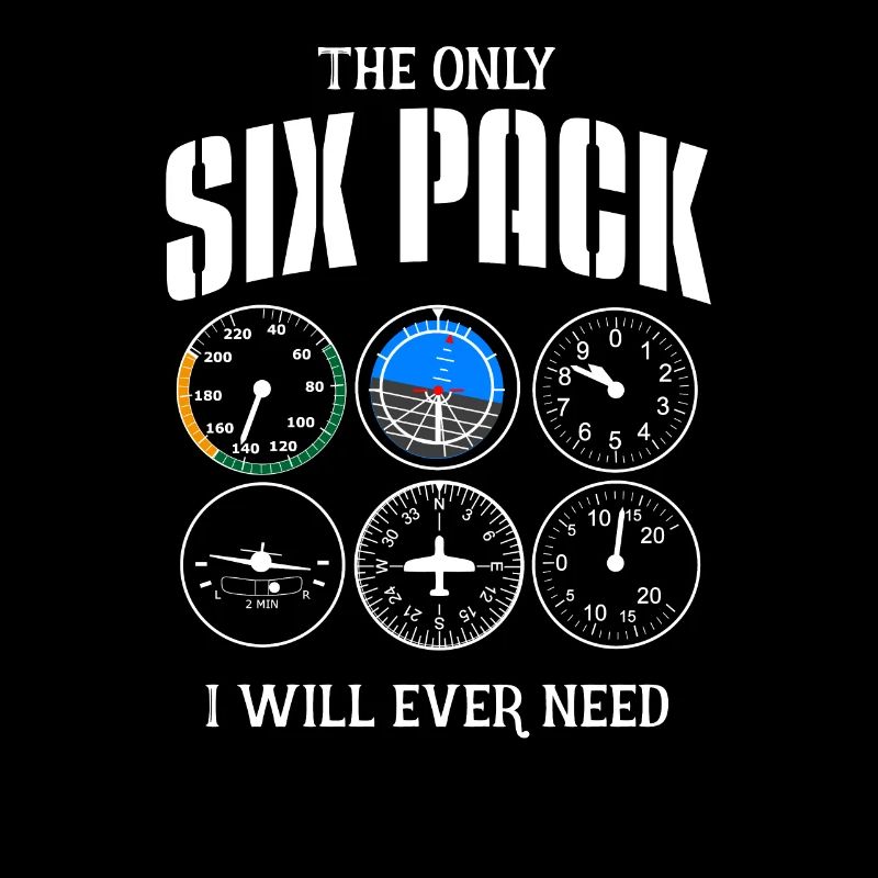 Pilot six pack - Fliegen, Flugzeug, Flugstunde