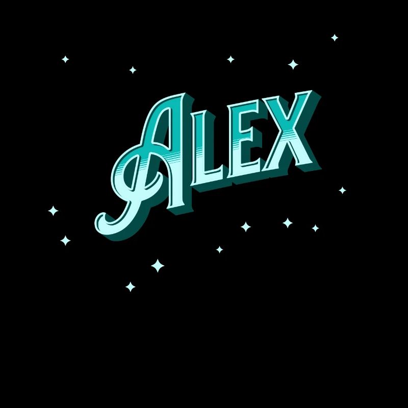 Alex Namen personalisiert