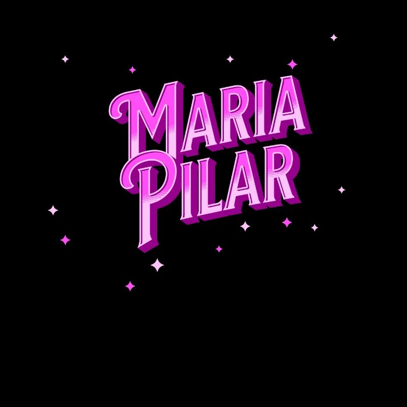 Maria Pilar name personalized