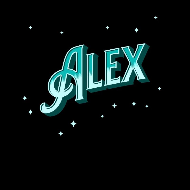 Alex Namen personalisiert