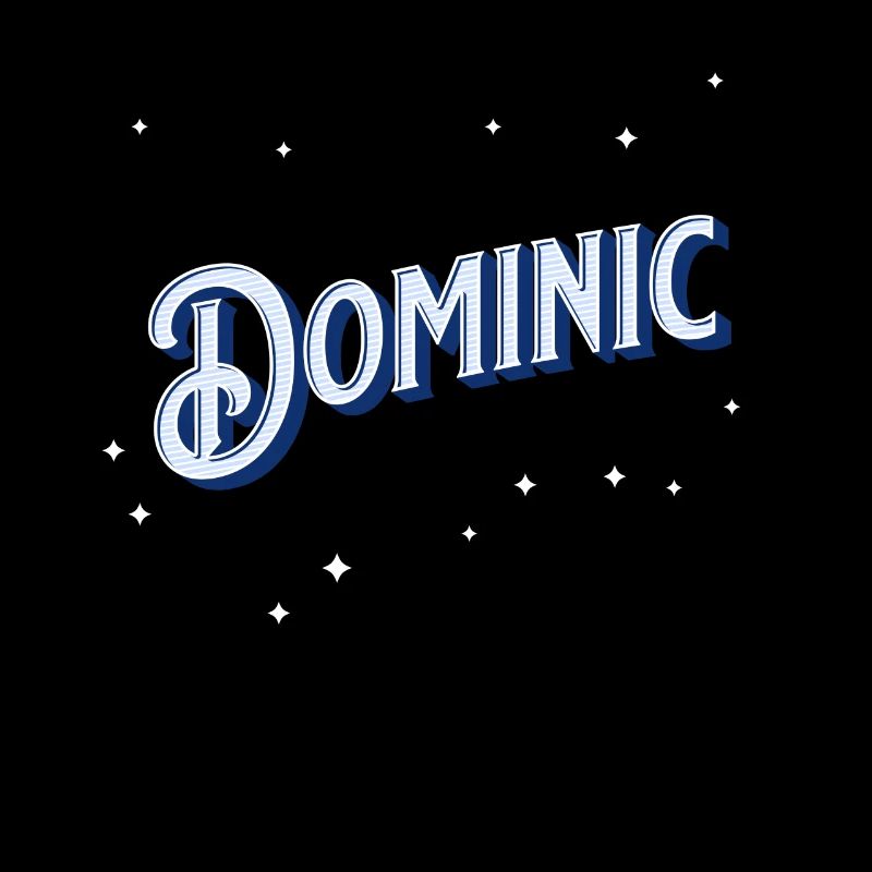 Dominic's name personalized