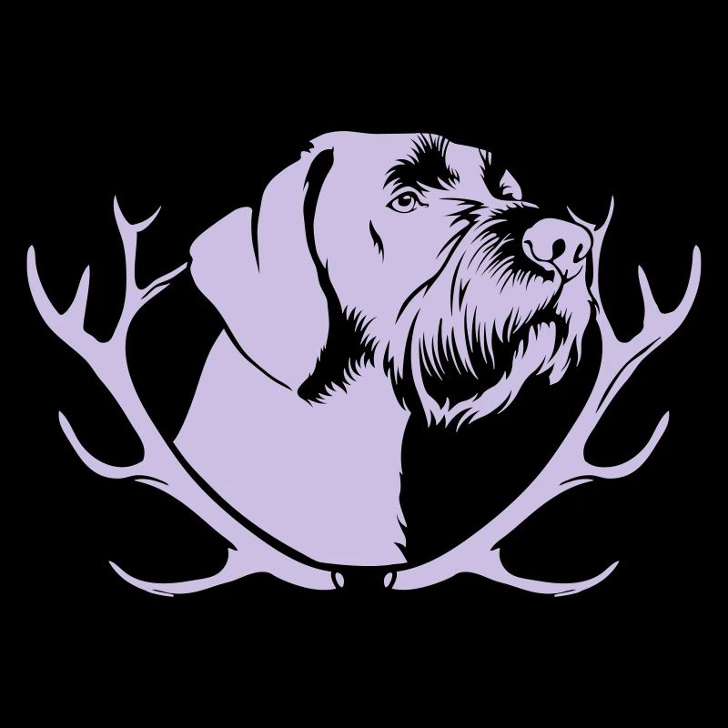 Portrait allemand Drahthaar - Antler
