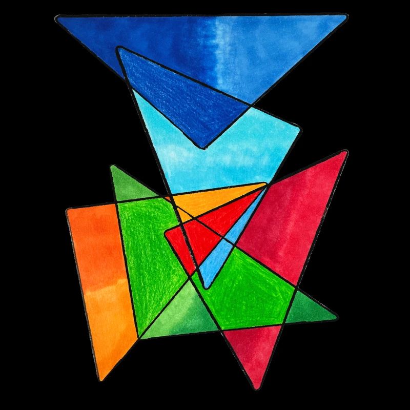 Triangles colorés