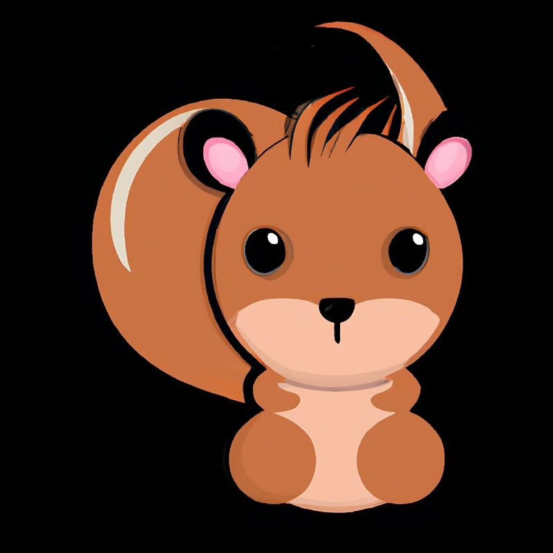 Süßes Eichhörnchen