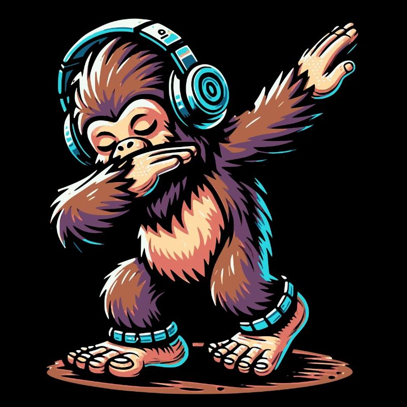 Dabbing Bigfoot