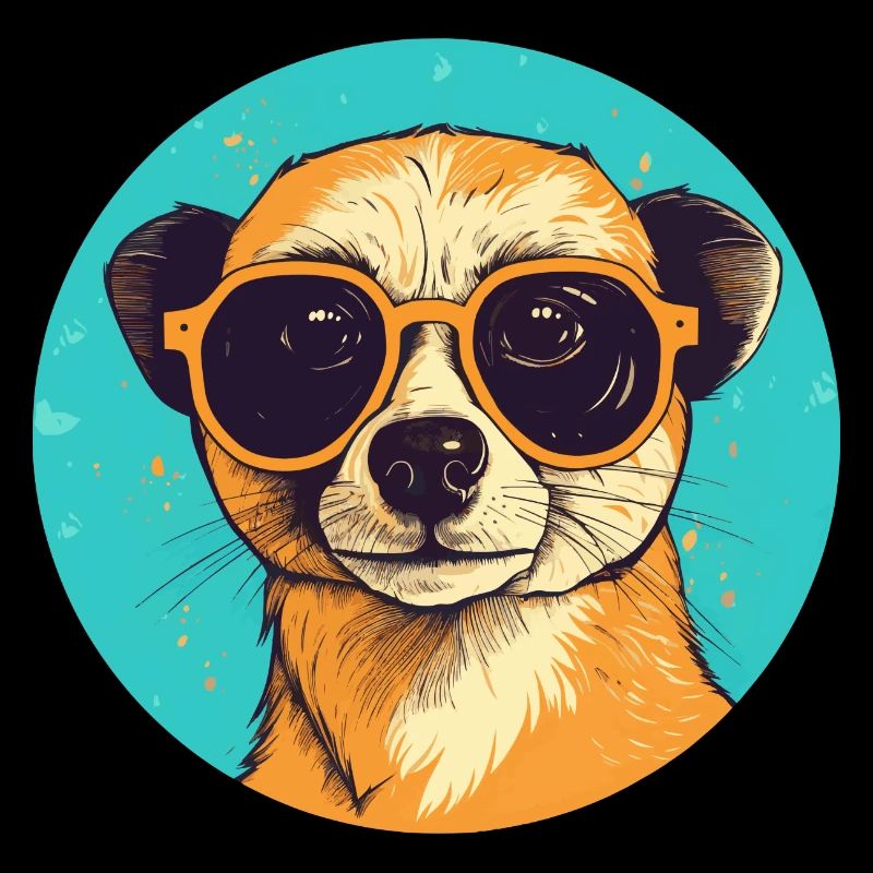 Erdmännchen mit Sonnenbrille, Suricate