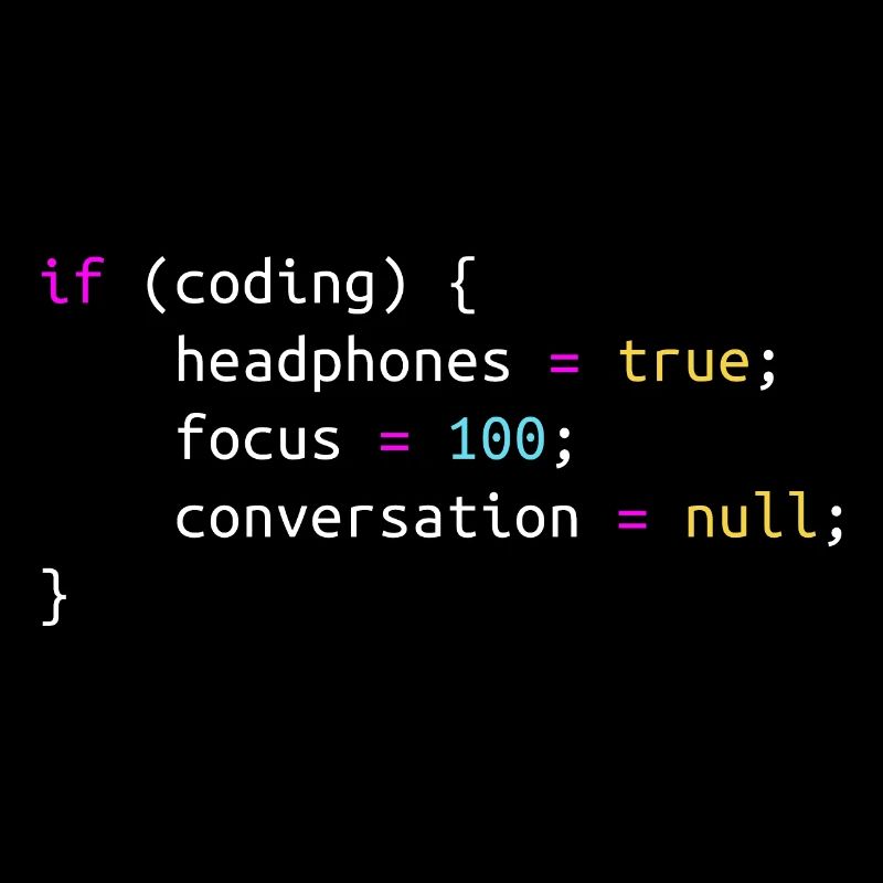 Cadeau drôle pour casque de programmeur lors du codage