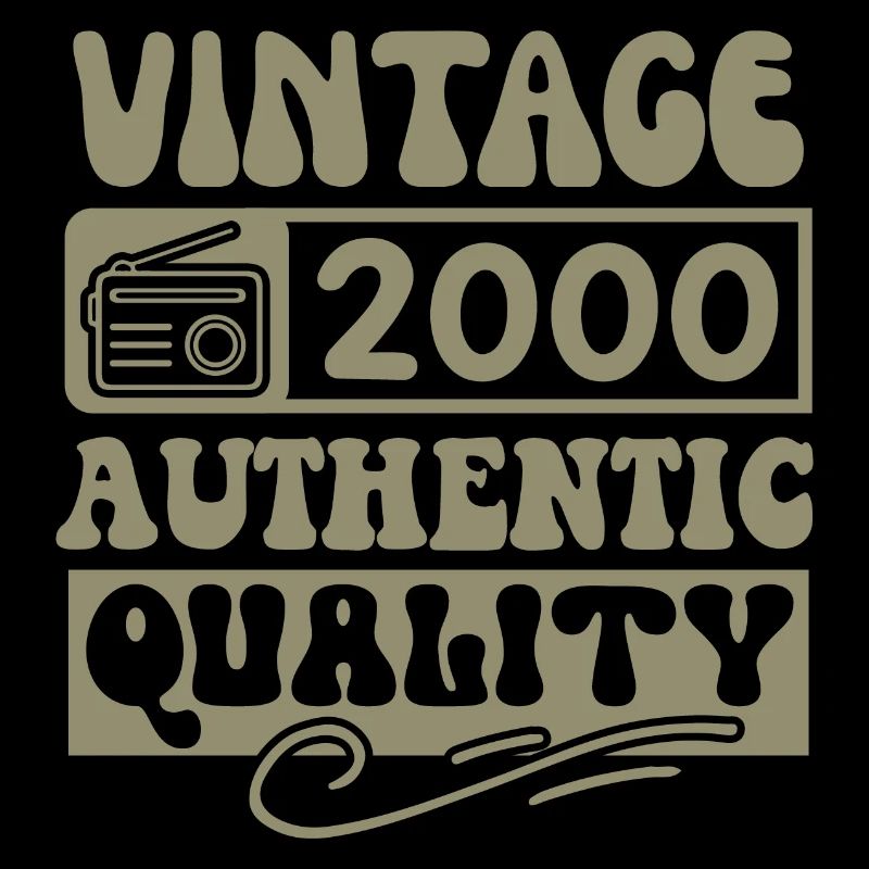 Authentic 2000 Vintage 2000 - Vintage 2000 Retro