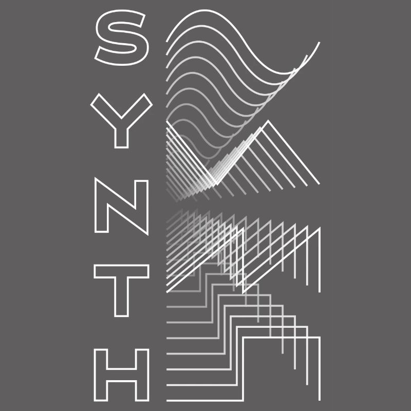 Synth Waveform Audio Analog Design Modular Gift