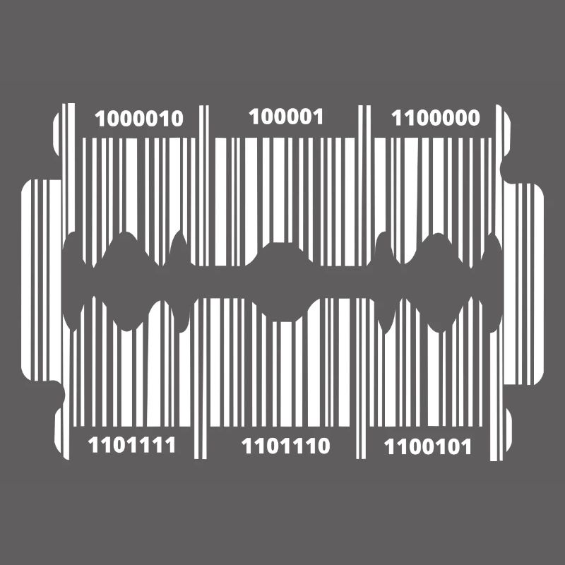 Rasierklinge mit Code