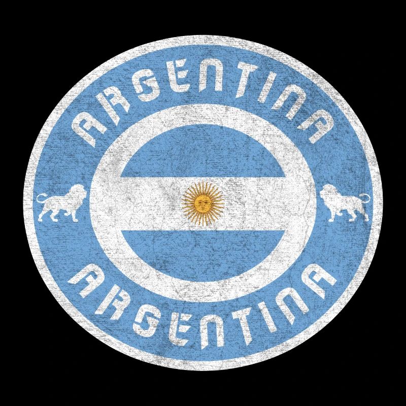 Design vintage de l'Argentine avec drapeau / cadeau