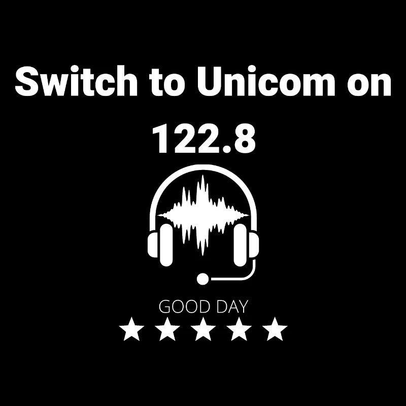 Piloten Funkspruch - Switch to Unicom