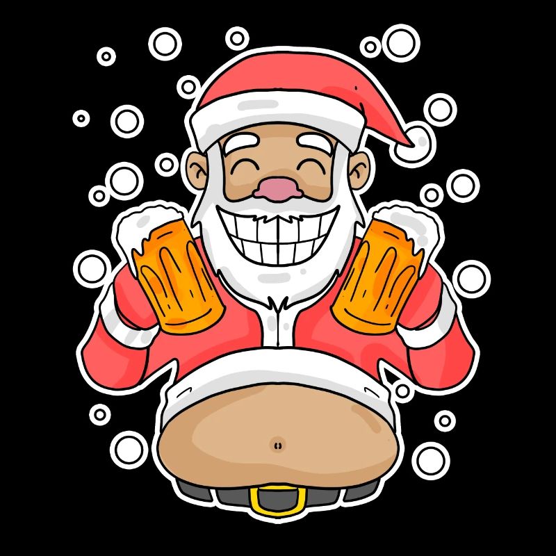 Weichmachten Bier Weihnachtsmann