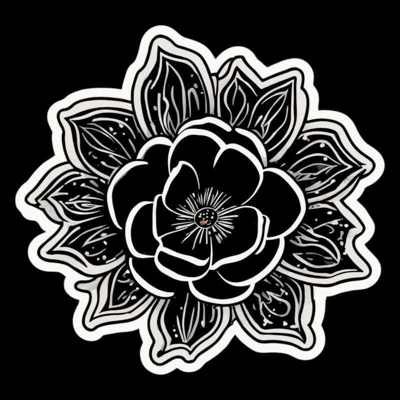 Die Schönheit und der Charme einer einfarbigen Blume