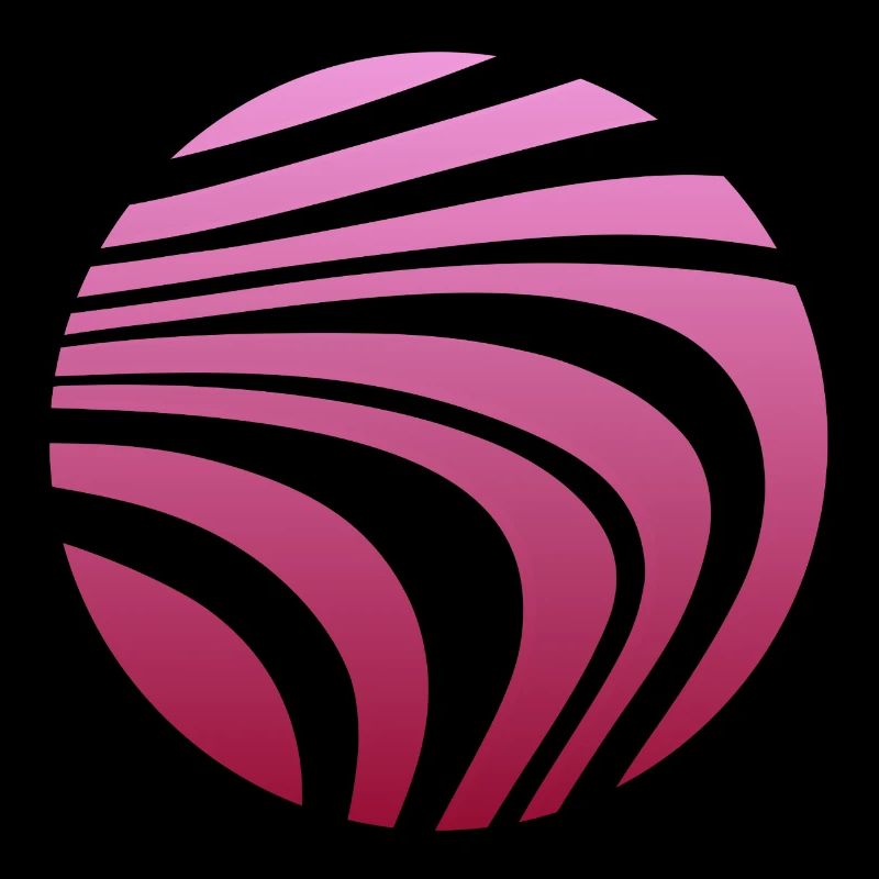 Psychedelic Pattern Pink Gradient