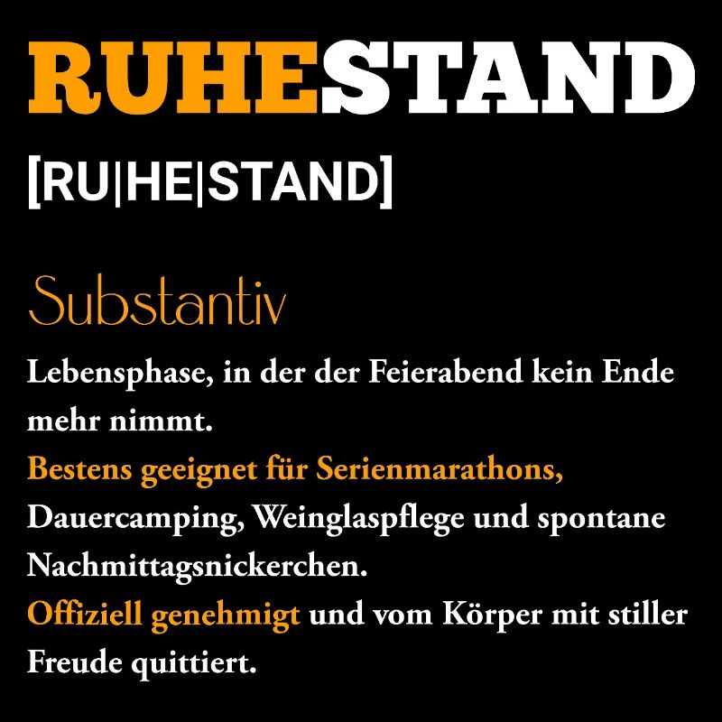 Ruhestand Lebensfreude